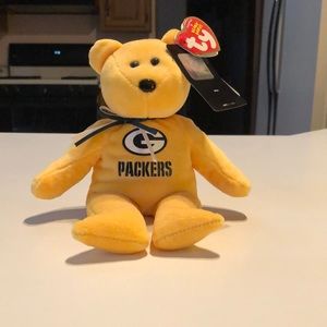 Green Bay Packers beanie baby bear